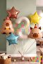 Kapibara Concept 2 Year Old Birthday Balloon Set 6 Piece Capybara Balloon
