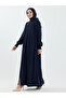Lemra İpek Ferace Navy Blue - 9056 - 7