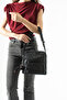 Klinkır Multi-Pocket Water Resistant Black Crinkle Shoulder Bag / Shoulder Bag - 3