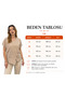 100% Organic Cotton Women's Asymmetrical Front Blouse with Sequin Detail - 6