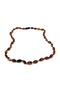 Certified Elena Model Cognac Color Adult Amber Necklace 55 cm 10 Gr - 2