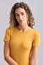 Egyptian Modal by Tencel Victoria Crew Neck Undershirt / T-Shirt Mustard - 4
