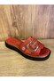 D26Yt-6055-Lx Genuine Leather Women's Slippers - 5