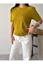 Premium Viscose Crew Neck Comfortable Fit Short Sleeve Flexible Summer Knitwear Blouse - 7
