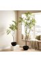 Golden Bamboo Artificial Tree H210cm - Green - 3