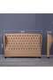 PLUTO HEADBOARD VELVET GOLD L-180 : H-125 CM - 4