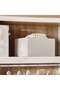York Canvas Storage Basket 27.9x38.1x20.3cm- Cream