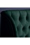 PLUTO HEADBOARD CHANEL OLIVE GREEN L-140 : H-125 CM - 4