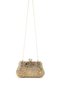 Women's Faux Leather Gold Evening Dress Bag - 5