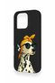 Cool Dalmatian Patterned Silicone Case Compatible with iPhone 16 Pro - 4