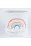 Rainbow Storage Basket With Tassels 35x35x35cm-pink - 2