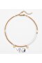 Coin Women's Anklet, 18K Gold, Beaded Anklet, with Czech Beads, Handmade Adjustable Jewelry - 2