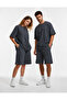 Oversize Short Sleeve Shorts Suit Suitable for Women, Men, and Couples - 2