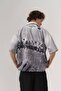 Worker Apaş Collar Short Sleeve Oversize Shirt - 4