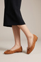 Ph301 Tan Orthopedic Sole Ballerina Shoes - 36 - 2