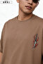 Tiger's Sword Printed Large Size Unisex T-Shirt Pantalon Tracksuit Set - 5