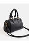 Women Black Embellished Hand Bag - 3