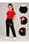 Turkey National Team Themed Unisex Kids' Sweatpants 100% Cotton Compact Fabric with Pockets Adjustable Waist - 2