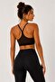 Women's Rope Strap Cross-Back Chest Pad Sports Bustier - 3