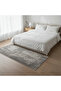Grey & Cream Abstract Distressed Jod Carpet | Modern Luxury Area Rug | 80 × 150 cm - 2