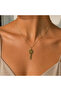 10Pcs Team Bride Key Pendant Gold and Silver Color Bachelorette Bridesmaid Necklace - 5