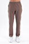 Stretch Textured Men's Straight-Leg Sports Sweatpants with Zipper Pockets - 3