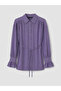 Lcw Modest Lilac Oversize Women's Shirt Tunic - 5