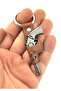 45 Piece Bulk Cowboy Tbn Keychain with Tan Case - Black Matte - 2