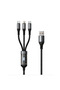 FAST CHARGING CABLE ( 3 in 1 ) Premium Quality for android,iphone,ipad,earphone - 3