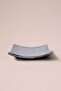 Stoneware Square Plate with Curved Edges 17 cm - 2