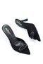 Sup 3791 Pointed Toe Stiletto Shoes with Buckle Detail - 3