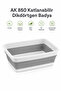 Folding Rectangular Basin 4 Liter Practical Foldable Basin