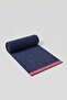 Unisex Jacquard Cotton Beach Towel Navy Blue - 2