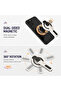 3-in-1 Magnetic Phone Ring Holder, 360° Rotating Grip Stand with Foldable Kickstand Phone Mount - 3