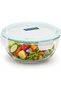 Glass Mixing Bowl 1000ml, Airtight Glass Mixing Bowl BPA Free Microwave Freezer Safe MBCB-100