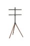 Modern Easel TV Stand with Tripod Base for 45-65 inch LED LCD OLED TV, 180°Swivel Portable TV Mount - 7