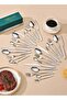 30-Piece Stainless Steel Cutlery Set Kitchen Utensil Western Tableware Silver - 2