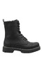 Zrc009 Premium Lace-Up Zippered Men's Boots Black Matte - 3