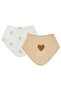 Heart Printed Baby Bib