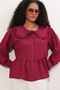 Bdart Women's Viscose Blended Ruffle Blouse - 4