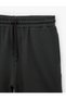 Modal Blend Pocketed Straight Fit Lace-Up Waist Sports Shorts - 5