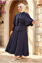 Women's Special Design Cape Detailed Cupra Fabric Hijab Set