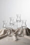 Crystallin Set of 6 Handmade Elegant Striped Glass Tea Cups – Stylish Presentation Series 150 ml