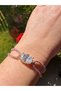 Large Stone Colored Glittery String Bracelet - 4