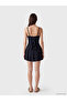 Alita City Lcw Dream Black Plain Women's Swimsuit with a Difference - 4