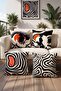 Zebra Striped Women's Patterned 4-Piece Throw Pillow Cover Set - 2
