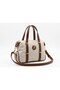 Women's Multi-Section Adjustable Long Strap Medium Size Hand and Shoulder Bag (Size 29X20 cm)