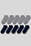 Men's 10-Pack Cotton Bootie Socks