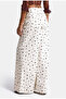 Women's Off-White Polka Dot P1-7S6-101 Palazzo Fit Denim Jean - 4
