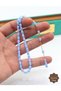 Light Purple Opal Stone Capsule Cutting System Tasseled Natural Stone Prayer Beads 201025693 - 3